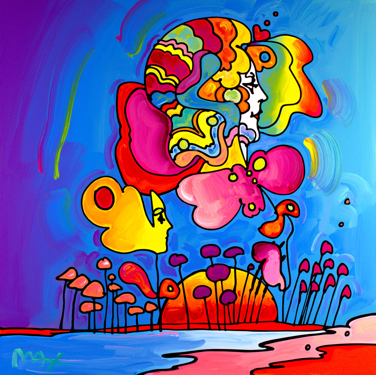 Flower Face Ver. I 5 Peter Max Store