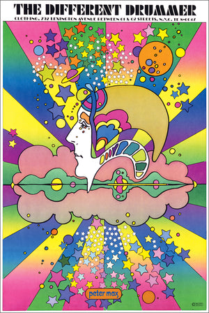 A profile with stars and planets all around, all in vibrant colors.