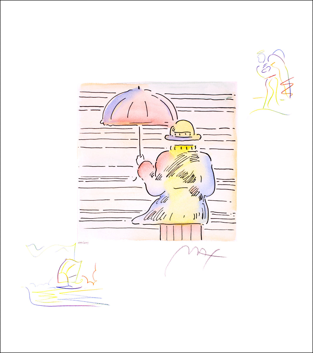 【un3d.】LINE ART UMBRELLA ※マンデー UN3D. - LINE ART UMBRELLA / ラインアートアンブレラ (ホワイト