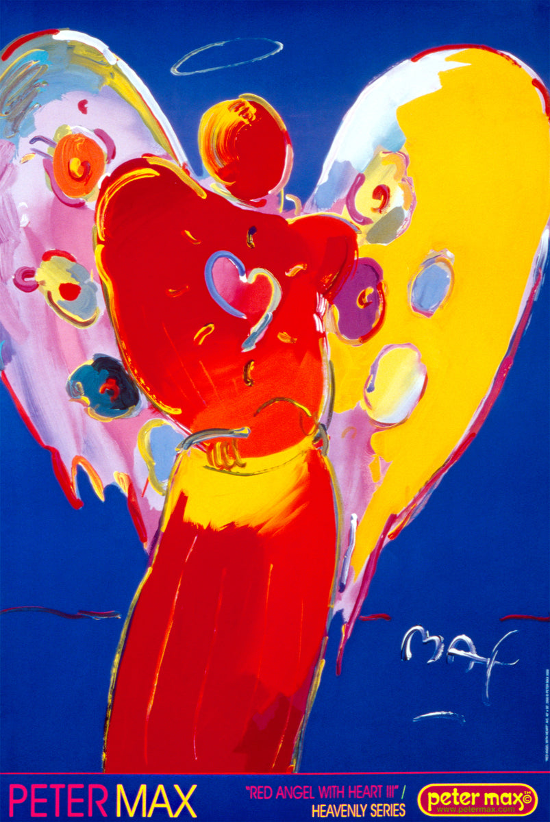 現代アート巨匠　PETER MAX 300枚限定サイン入りart 4枚セット THE UNIVERSE OF PETER MAXアメリカン・サイケデリック・ポップ