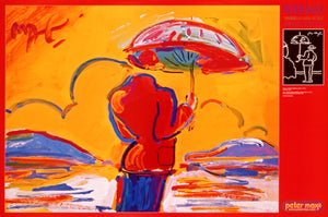 Umbrella Man At Sea