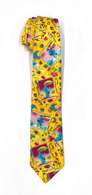 'Umbrella Man' Vintage Necktie
