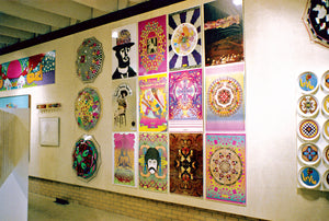 Posters on the wall at the DeYoung Museum