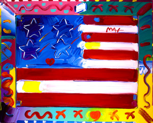 Flag With Heart Ver III