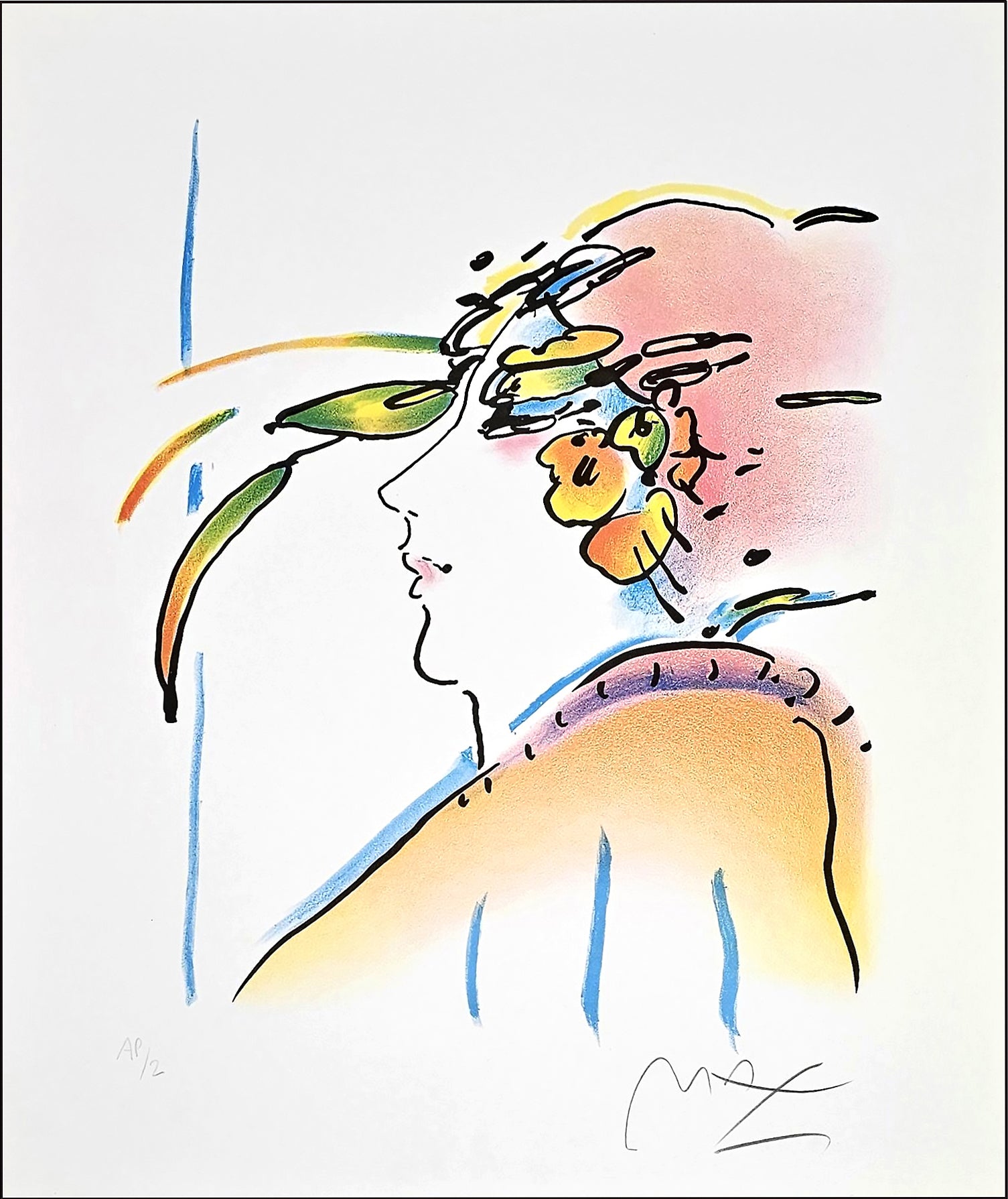 Lady With Feathers – Peter Max Store