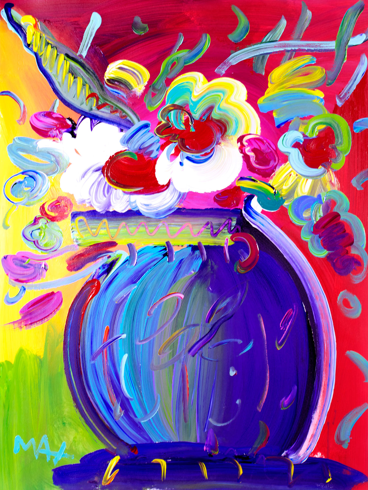 Vase Of Flowers Series 72 Ver. I #4 – Peter Max Store