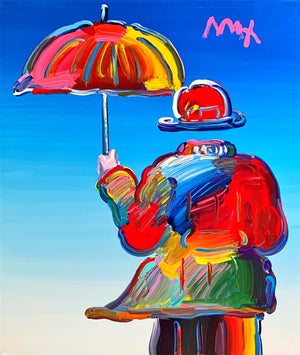 Umbrella Man On Blue Ver. I #3