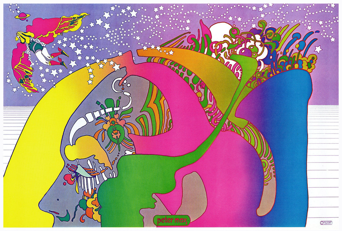 Peter Max Poster - “Nutrient Number store 2